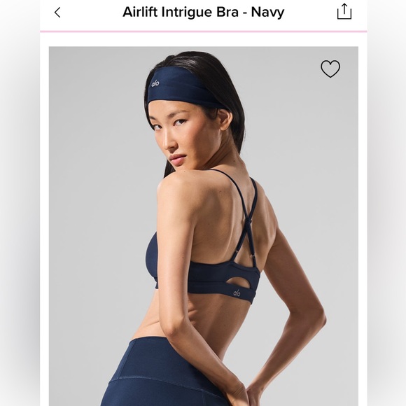 ALO Yoga Other - ALO Yoga Navy Blue Sports Bra